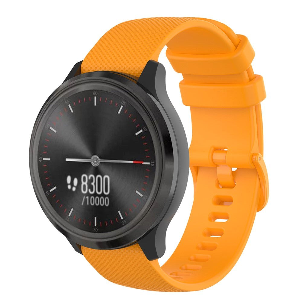Smartwatch Universal Silikonstropp (20mm) - Oransje