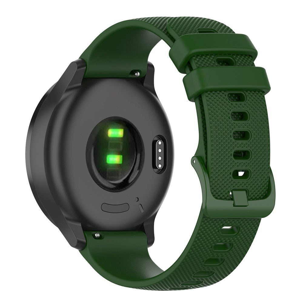 Smartwatch Universal Silikone Rem (20mm) - Militær Grøn