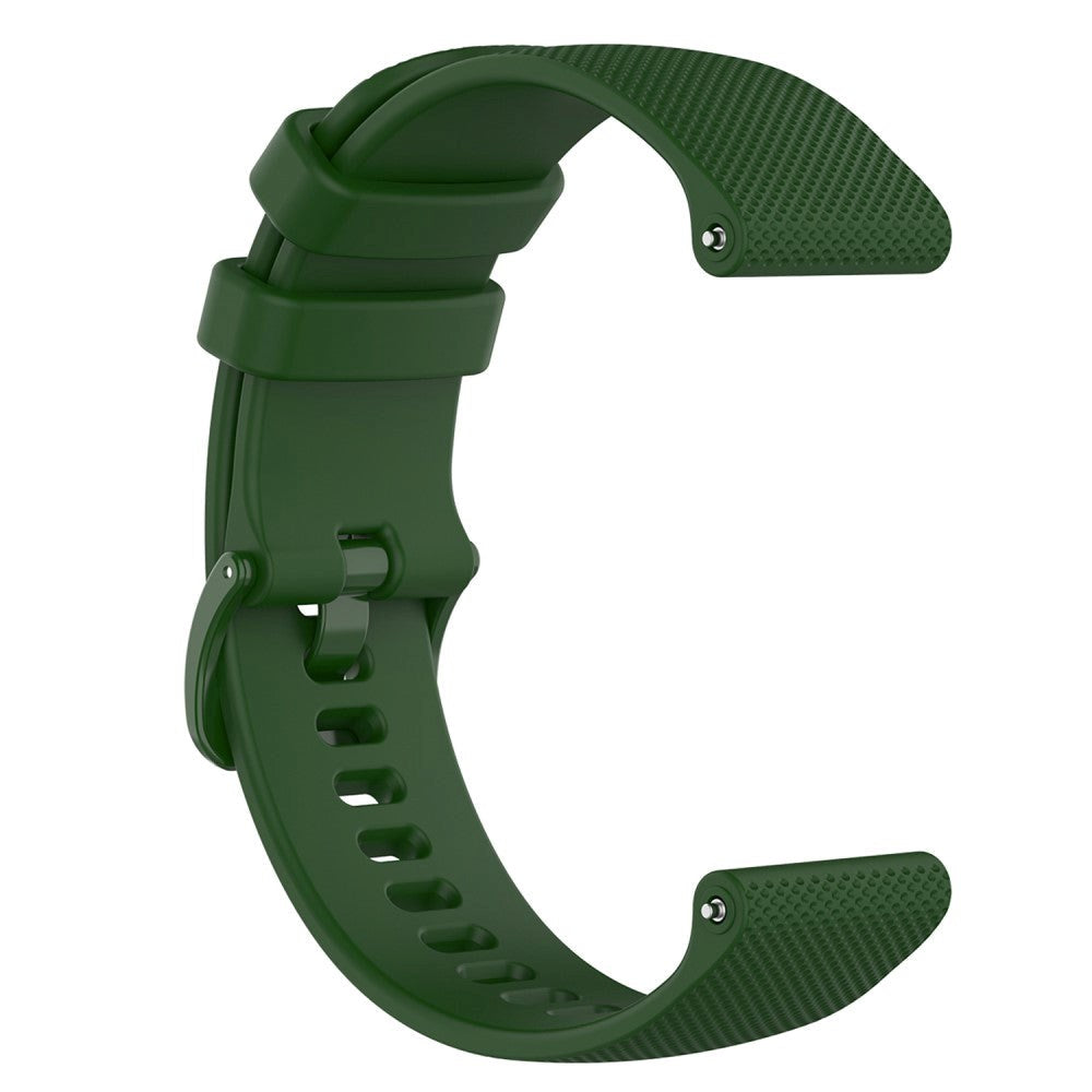 Smartwatch Universal Silikone Rem (20mm) - Militær Grøn