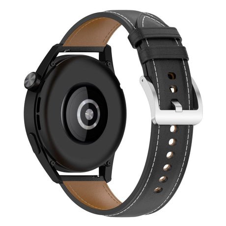 Universal Smartwatch skinnrem m. Spenne 22mm - Sort