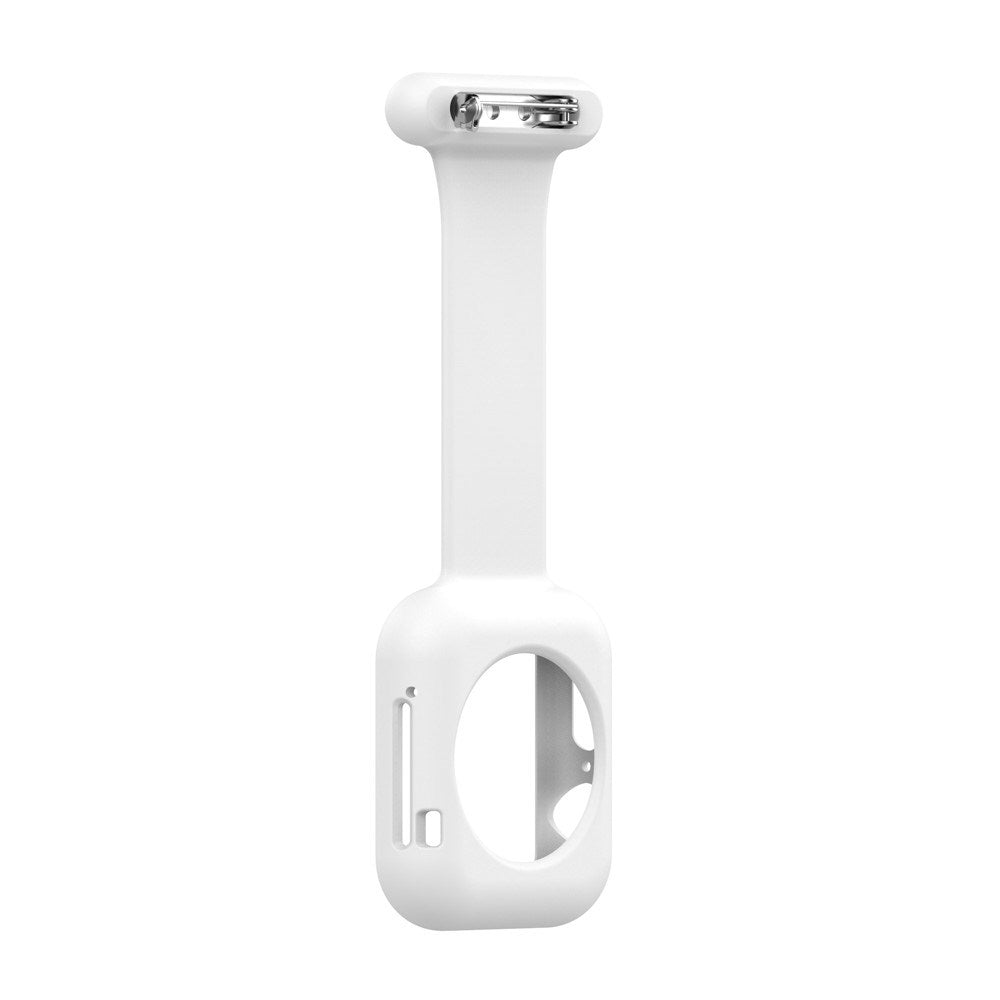 Apple Watch (38/40/SE/41/42mm) Silikone Sygepleje Urrem - Hvid