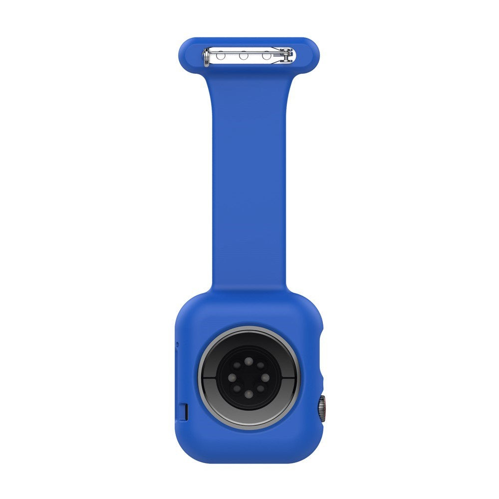 Apple Watch (38/40/SE/41/42mm) Silikone Sygepleje Urrem - Blå