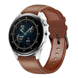 Universal Smartwatch lærreim 22mm - Brun