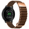Smartwatch-rem 20 mm magnetisk litchi-skinn - brun / rosegull