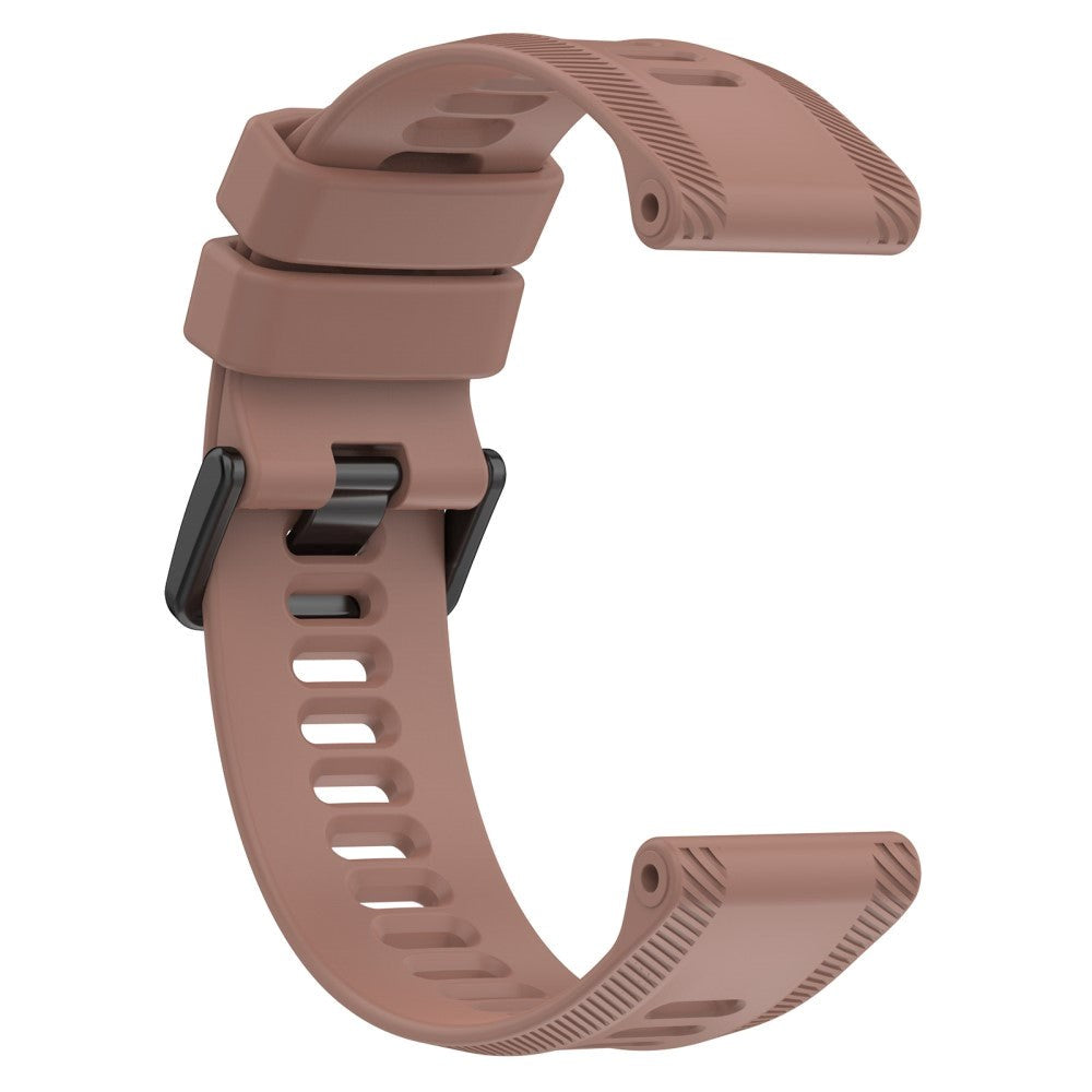 Garmin Rem 22mm Silikone Rillet - Brun