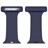 Apple Watch (38/40/SE/41/42 mm) Silikon pleieklokkerem - blå