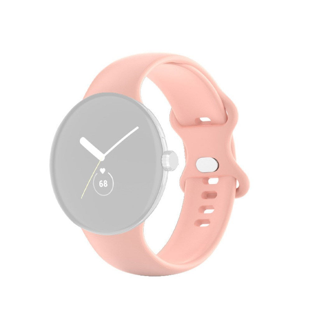 EIDERWOOD Google Pixel Watch 1/2/3 Silikon Smartklokkerem - Rosa