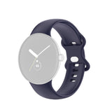 EIDERWOOD Google Pixel Watch 1 / 2 / 3 (41mm) Silikone Smartwatch Rem - Mørkeblå