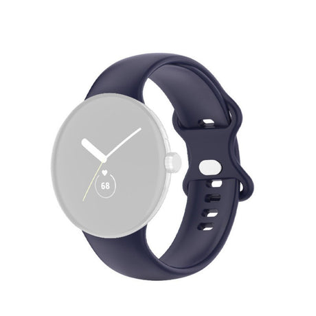 EIDERWOOD Google Pixel Watch 1 / 2 / 3 Silikon Smartwatch-rem - Mørkeblå