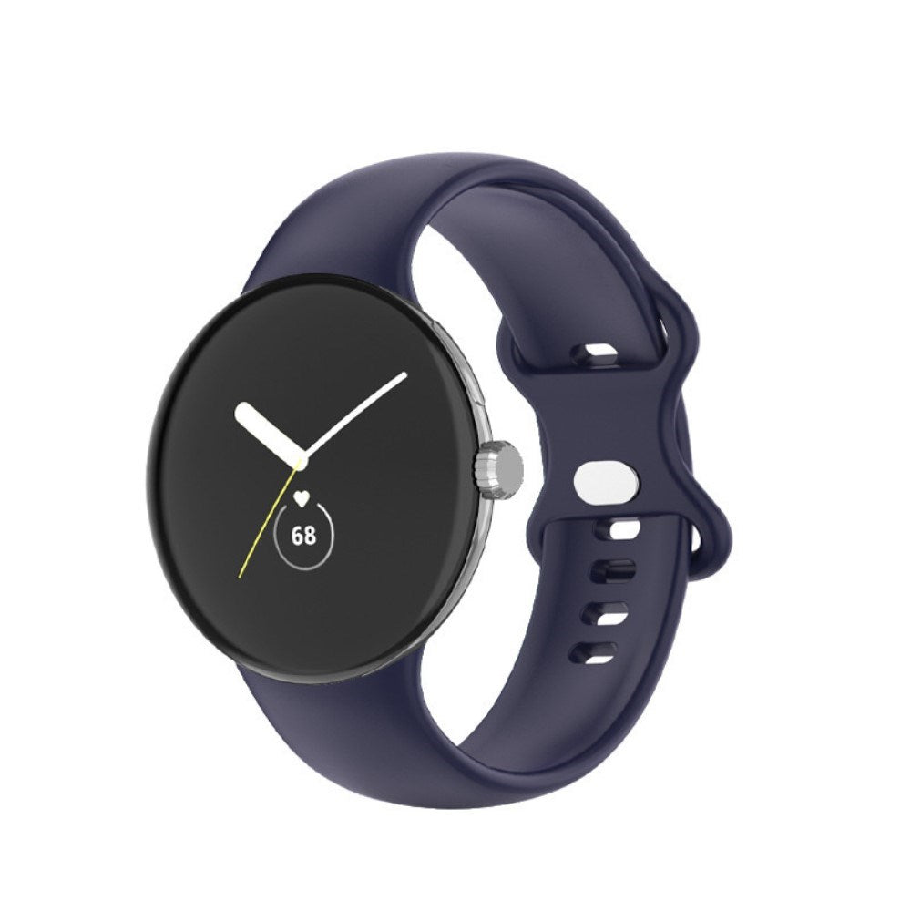 EIDERWOOD Google Pixel Watch 1 / 2 / 3 Silikon Smartwatch-rem - Mørkeblå