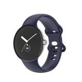 EIDERWOOD Google Pixel Watch 1 / 2 / 3 (41mm) Silikone Smartwatch Rem - Mørkeblå