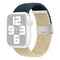 Apple Watch (38/40/SE/41/42mm) Tofarvet Nylon Rem - Mørkeblå / Beige