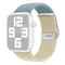 Apple Watch (38/40/SE/41/42mm) Tofarvet Nylon Rem - Blå / Beige
