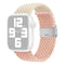 Apple Watch (38/40/SE/41/42mm) Tofarvet Nylon Rem - Beige / Lyserød