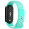 Xiaomi Smart Band 9 / 9 NFC / 8 / 8 NFC Silikone Urrem - Turkis / Hvid