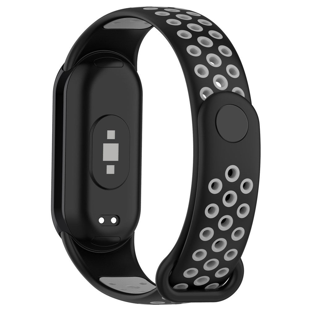 Xiaomi Smart Band 9 / 9 NFC / 8 / 8 NFC Silikone Urrem - Sort / Grå