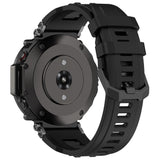 Amazfit T-Rex Ultra Silikone Rem - Monteringsværktøj - Sort