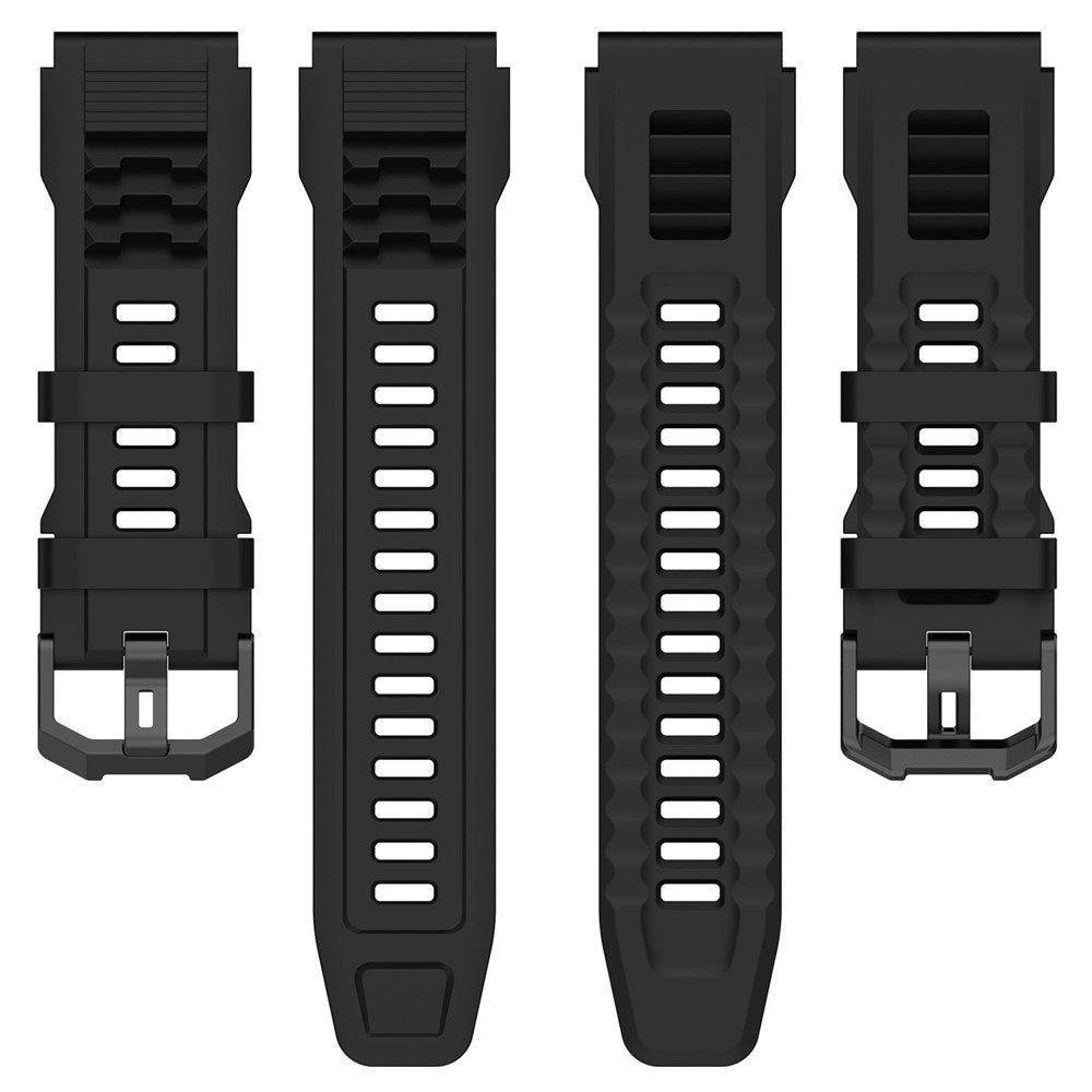 Amazfit T-Rex Ultra Silikone Rem - Monteringsværktøj - Sort