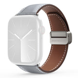 Apple Watch (38/40/SE/41/42mm) DUX DUCIS Kunstlæderrem - Grå