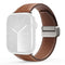 Apple Watch (42/44/SE/45/46/49mm) DUX DUCIS Kunstlæderrem - Brun