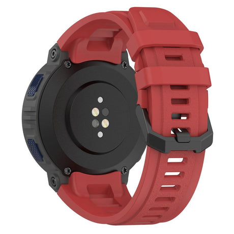 Amazfit Active Edge Silikonstropp inkl. Pinner - Rød