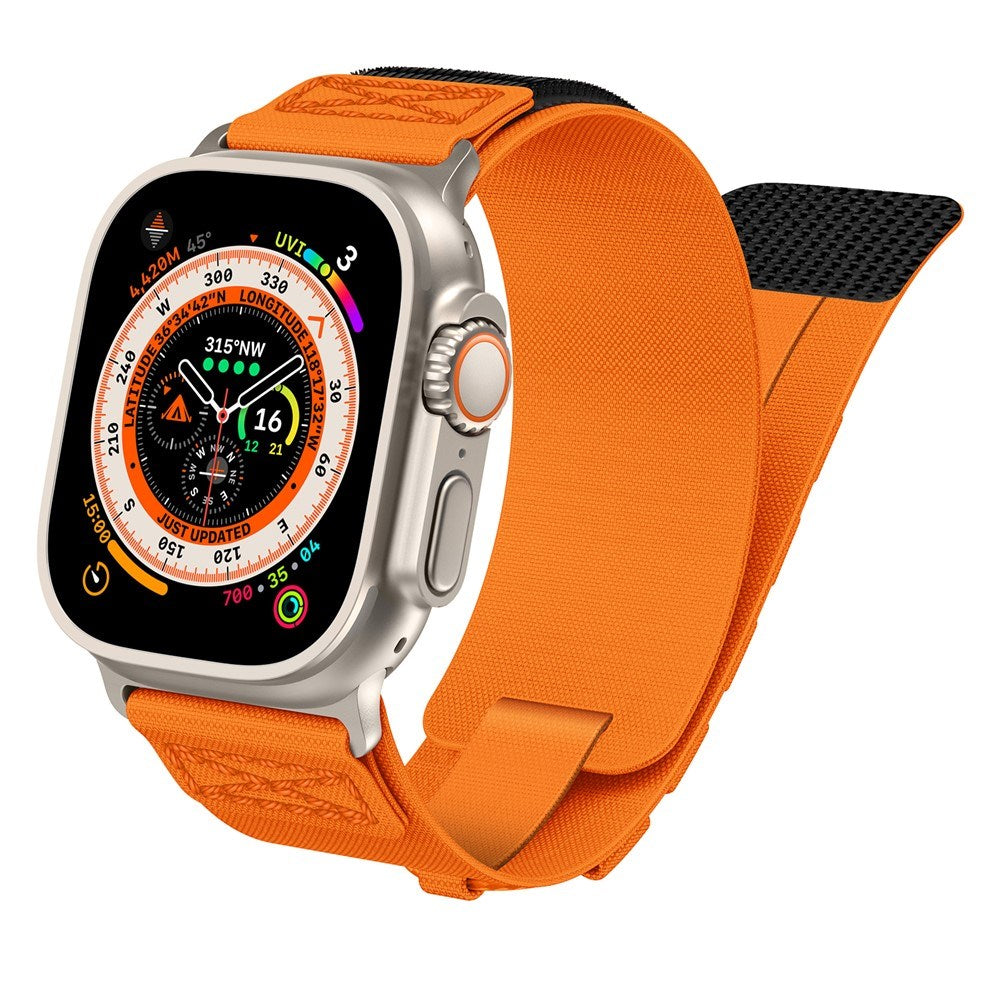 EIDERWOOD Apple Watch (42/44/SE/45/46/49mm) Nylon Rem - Orange