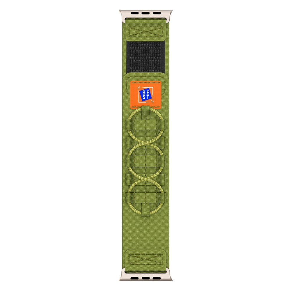 EIDERWOOD Apple Watch (42/44/SE/45/46/49mm) Nylon Rem - Grøn