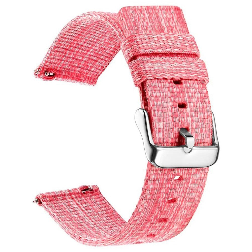 Universell 14 mm nylon smartklokkerem - rosa