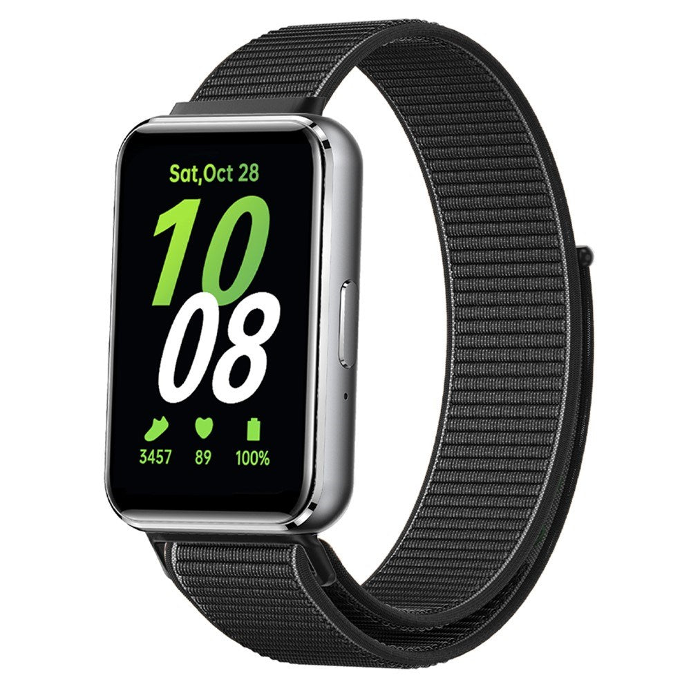 Samsung Galaxy Fit3 Nylon borrelåsstropp - Svart