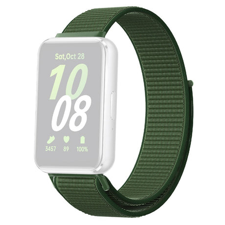 Samsung Galaxy Fit3 Nylon borrelåsstropp - Grønn