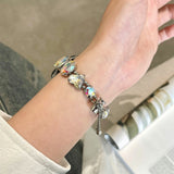 Apple Watch (38/40/SE/41/42 mm) stropp med diamantdekorasjon - multi / glidende