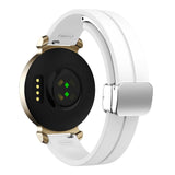 EIDERWOOD Garmin Lily 2 Magnetisk Silikone Urrem - Hvid