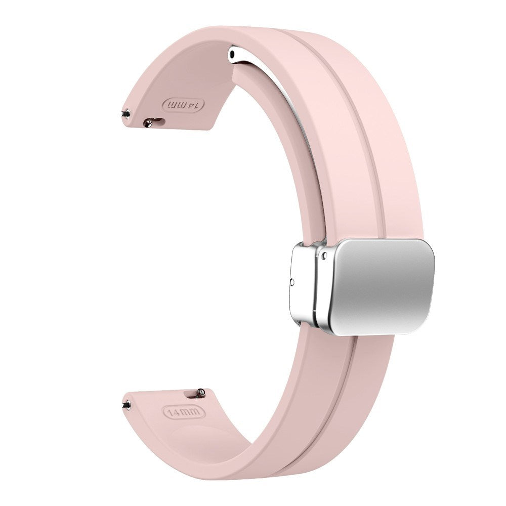 EIDERWOOD Garmin Lily 2 Magnetisk Silikone Urrem - Lyserød