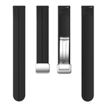 EIDERWOOD Garmin Lily 2 Magnetisk Silikone Urrem - Sort