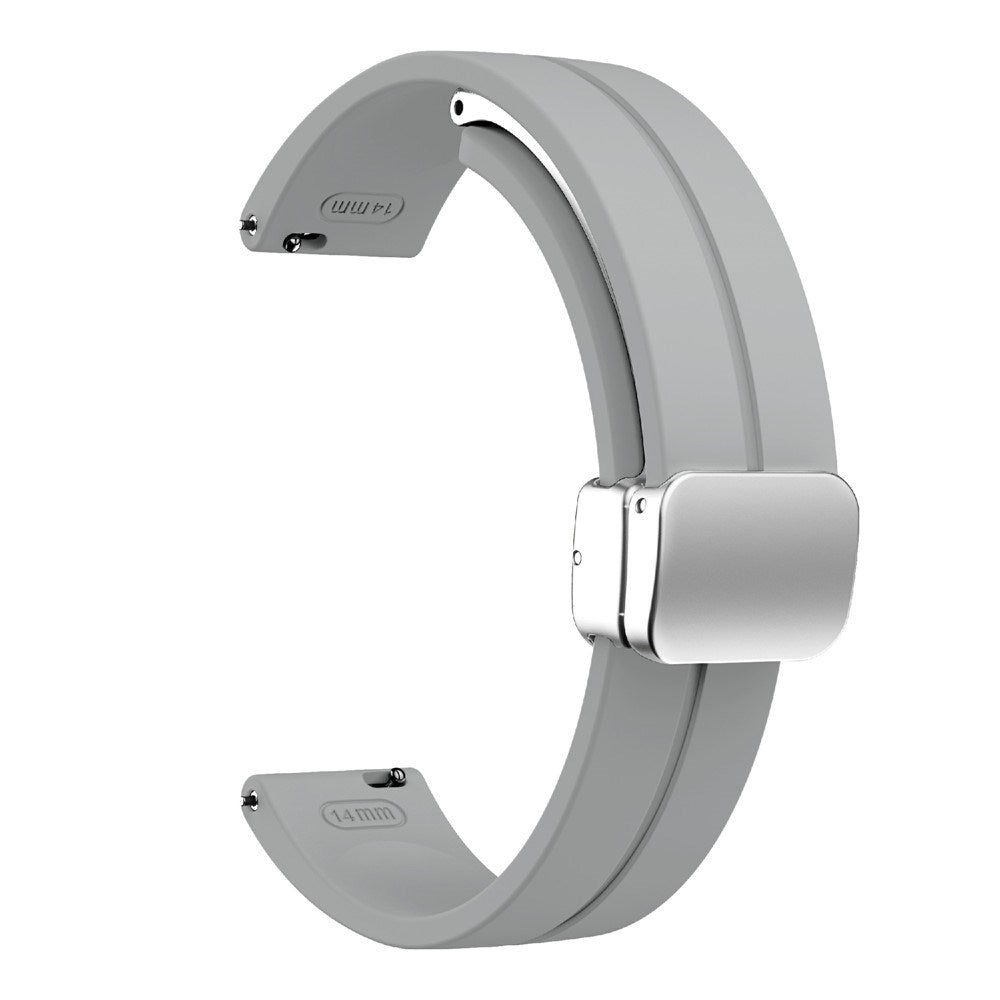 EIDERWOOD Garmin Lily 2 Magnetisk Silikone Urrem - Grå