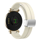 EIDERWOOD Garmin Lily 2 Magnetisk Silikone Urrem - Beige