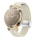 EIDERWOOD Garmin Lily 2 Magnetisk Silikone Urrem - Beige