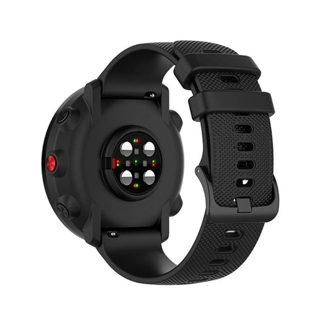 Smartwatch silikonrem (22 mm) prikket - svart
