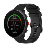 Smartwatch silikonrem (22 mm) prikket - svart