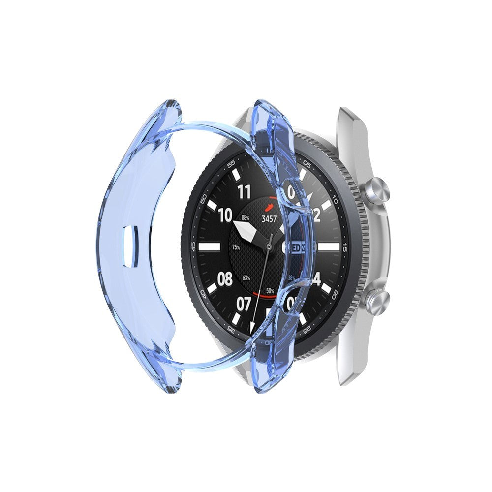 Samsung Galaxy Watch 3 45mm fleksibelt plastdeksel - blå