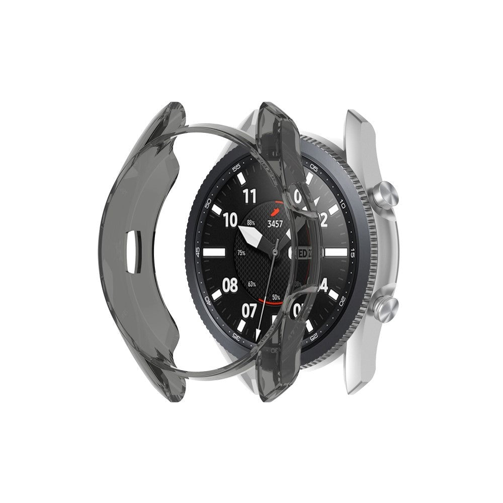 Samsung Galaxy Watch 3 41mm fleksibelt plastdeksel - svart