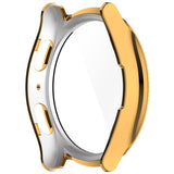 Samsung Galaxy Watch 7 (40mm) Hårdt Plastik Cover m. Indbygget Skærmbeskyttelse - Guld & Rhinsten