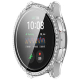 Samsung Galaxy Watch 7 (40 mm) deksel i hardplast m. Innebygd skjermbeskytter - Transparent &amp; Rhinestone