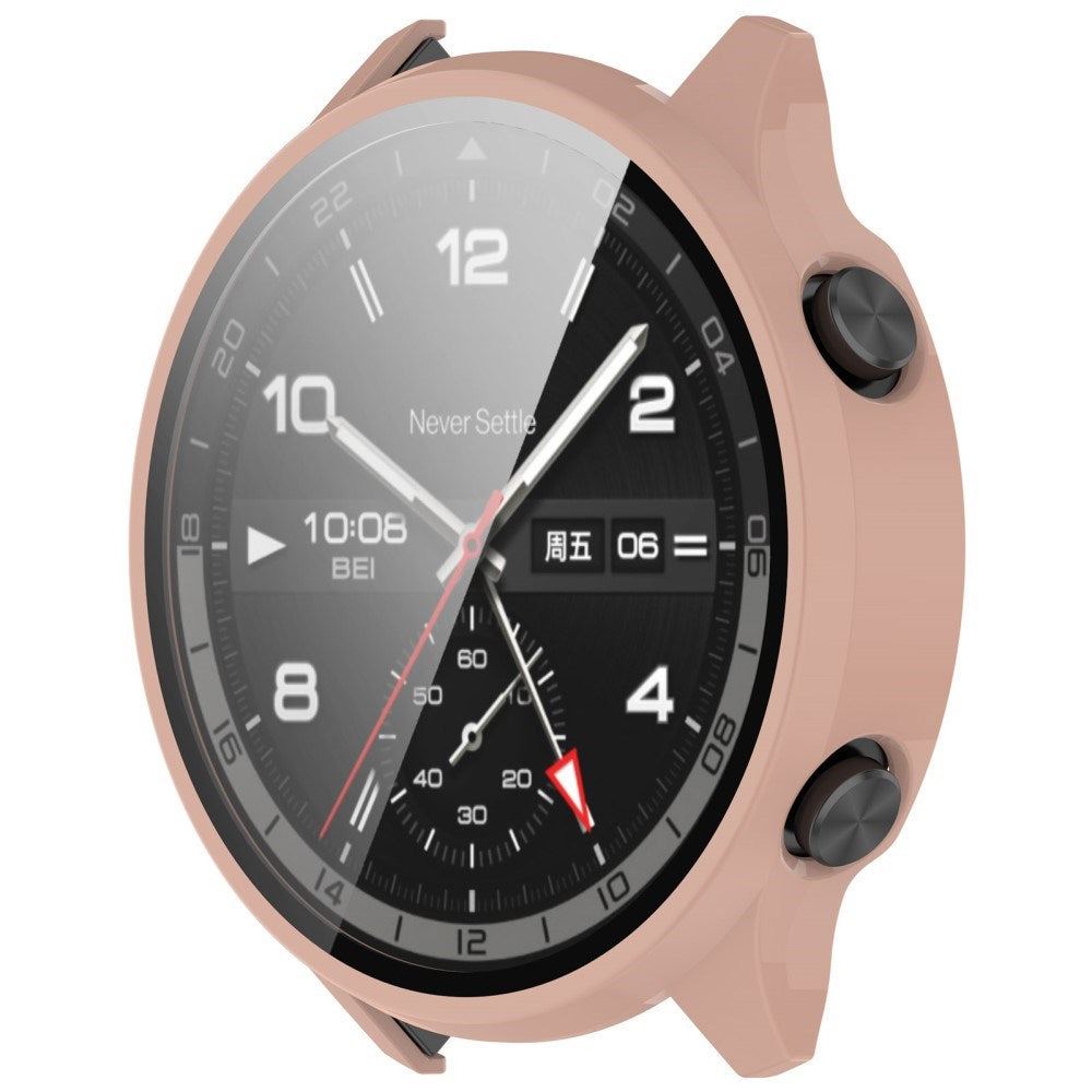 OnePlus Watch 2R-deksel m. Herdet glass - Rosa