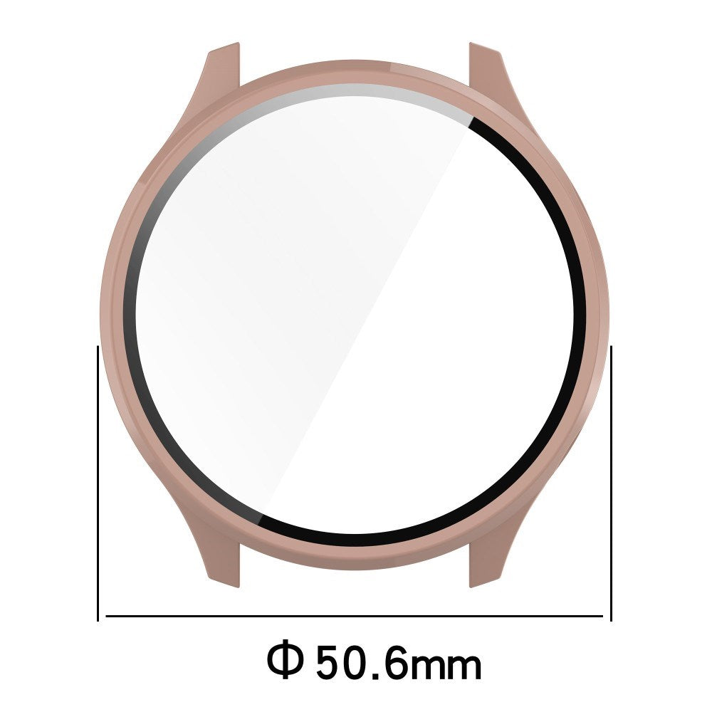OnePlus Watch 2R-deksel m. Herdet glass - Rosa