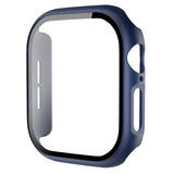 Apple Watch 10 (46 mm) etui i hardplast m. Innebygd skjermbeskytter - Mørkeblå
