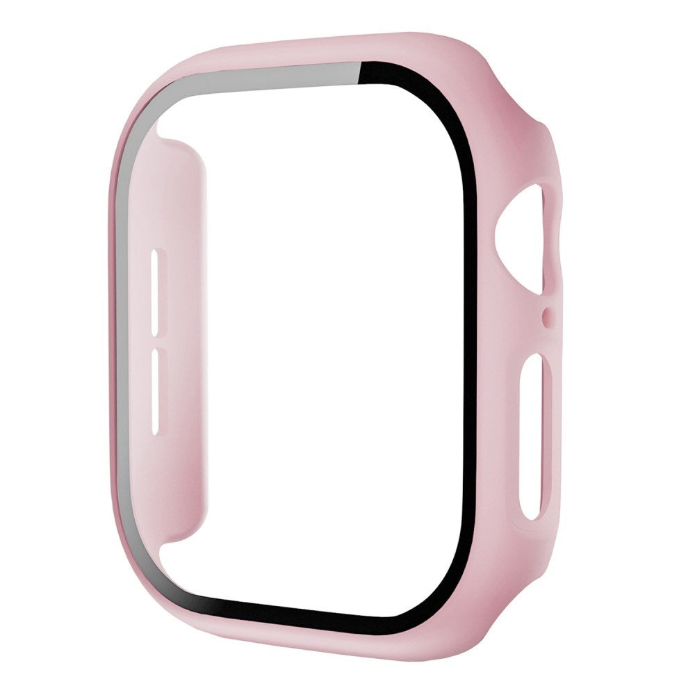 Apple Watch 10 (46 mm) etui i hardplast m. Innebygd skjermbeskytter - Rosa