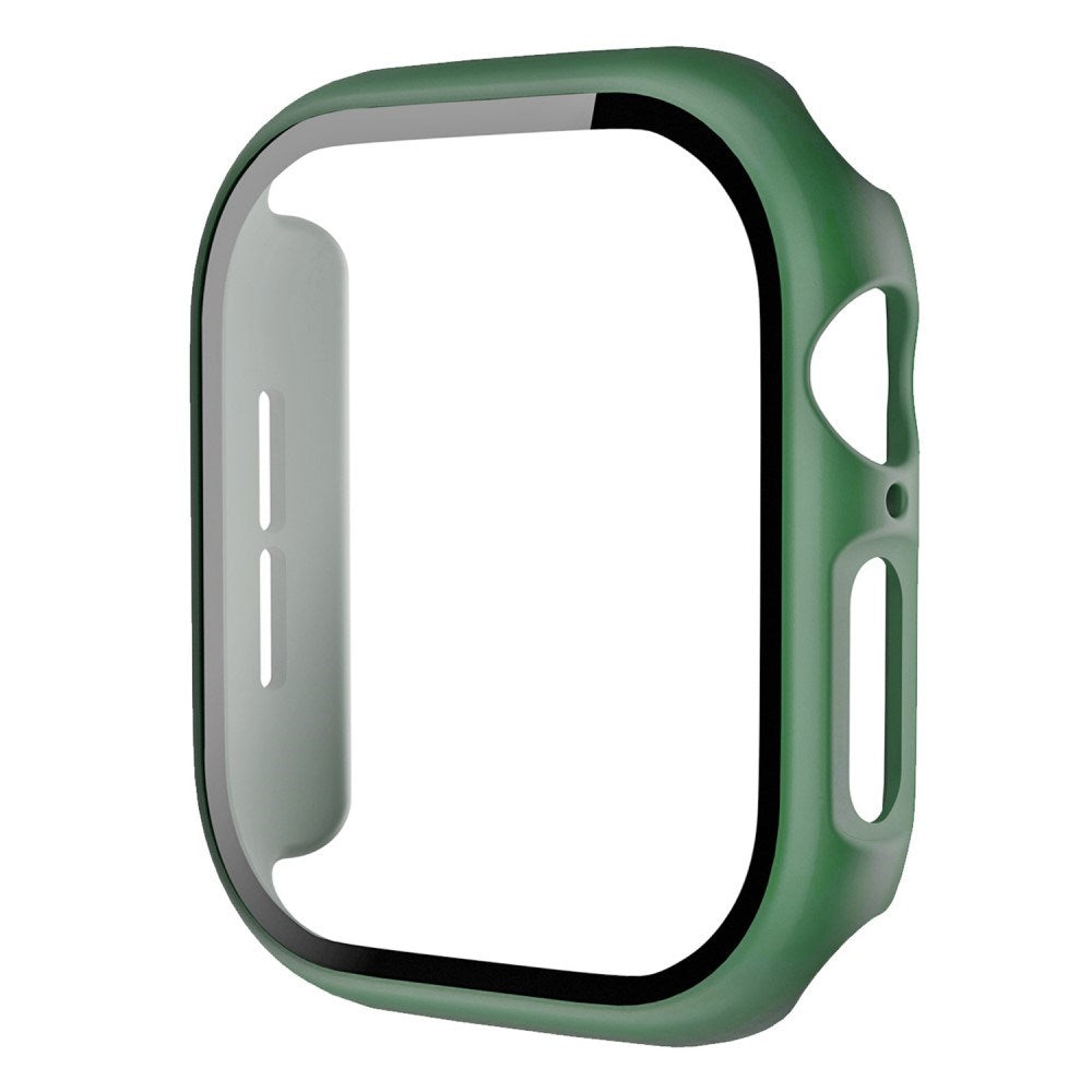 Apple Watch 10 (46 mm) etui i hardplast m. Innebygd skjermbeskytter - Grønn