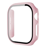 Apple Watch 10 (42 mm) etui i hardplast m. Innebygd skjermbeskytter - Rosa