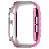 Apple Watch 10 (42 mm) deksel av hardplast m. Rhinestone - Rosa / Rhinestone